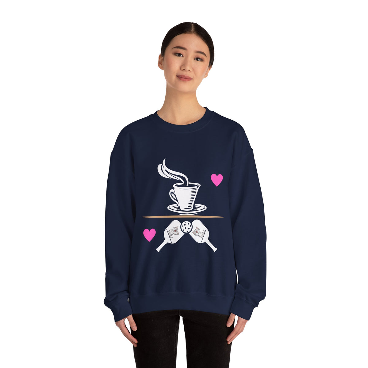 💗 Coffee 💗 Kitties 💗 Pickleball Sweatshirt 💗