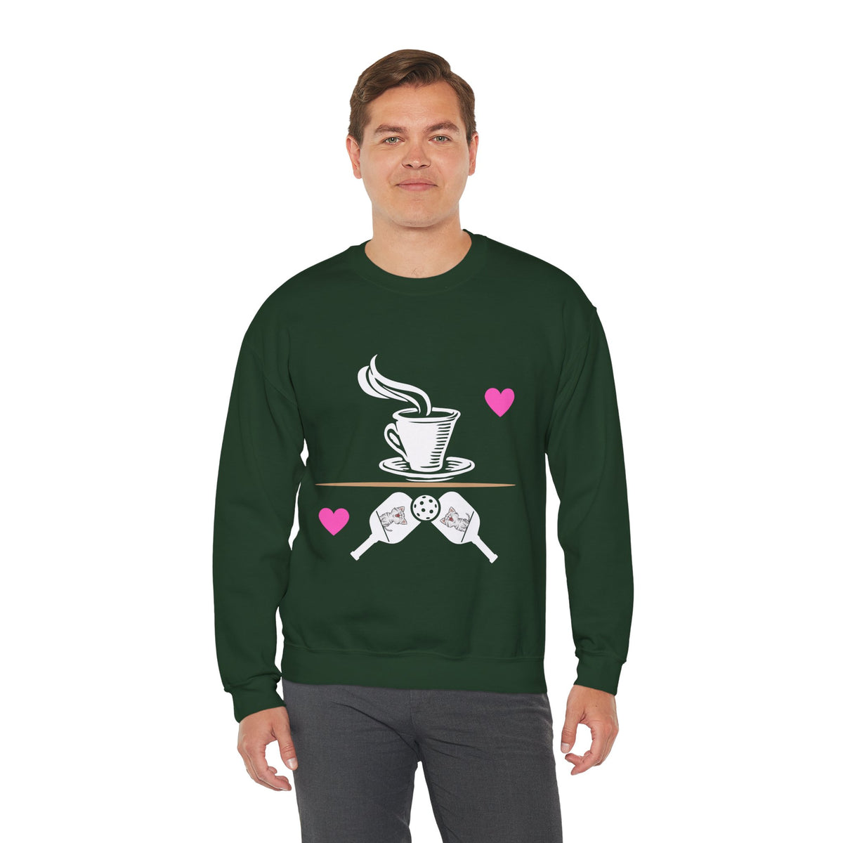 💗 Coffee 💗 Kitties 💗 Pickleball Sweatshirt 💗