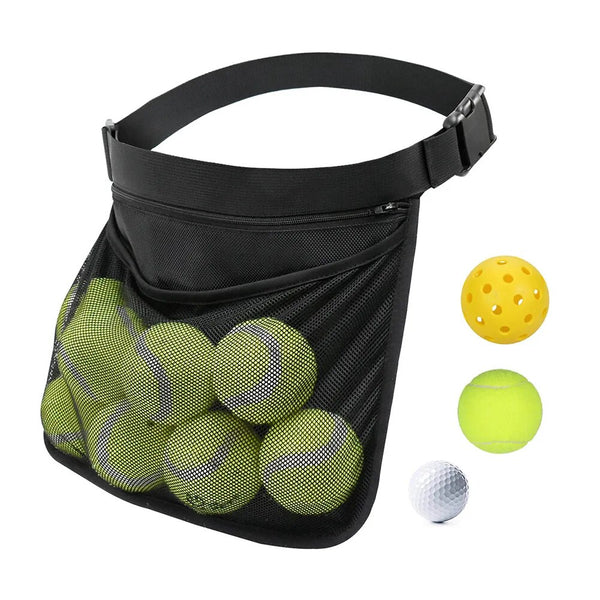 Ball Waist Mesh Band Pouch