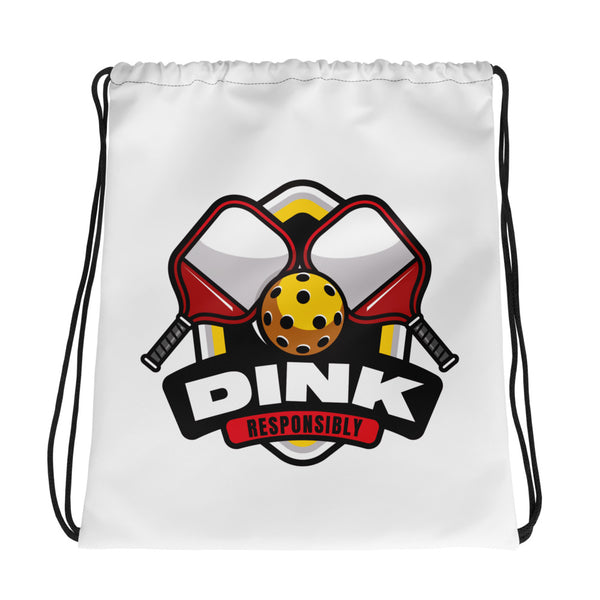 Dink Responsibly Drawstring Bag