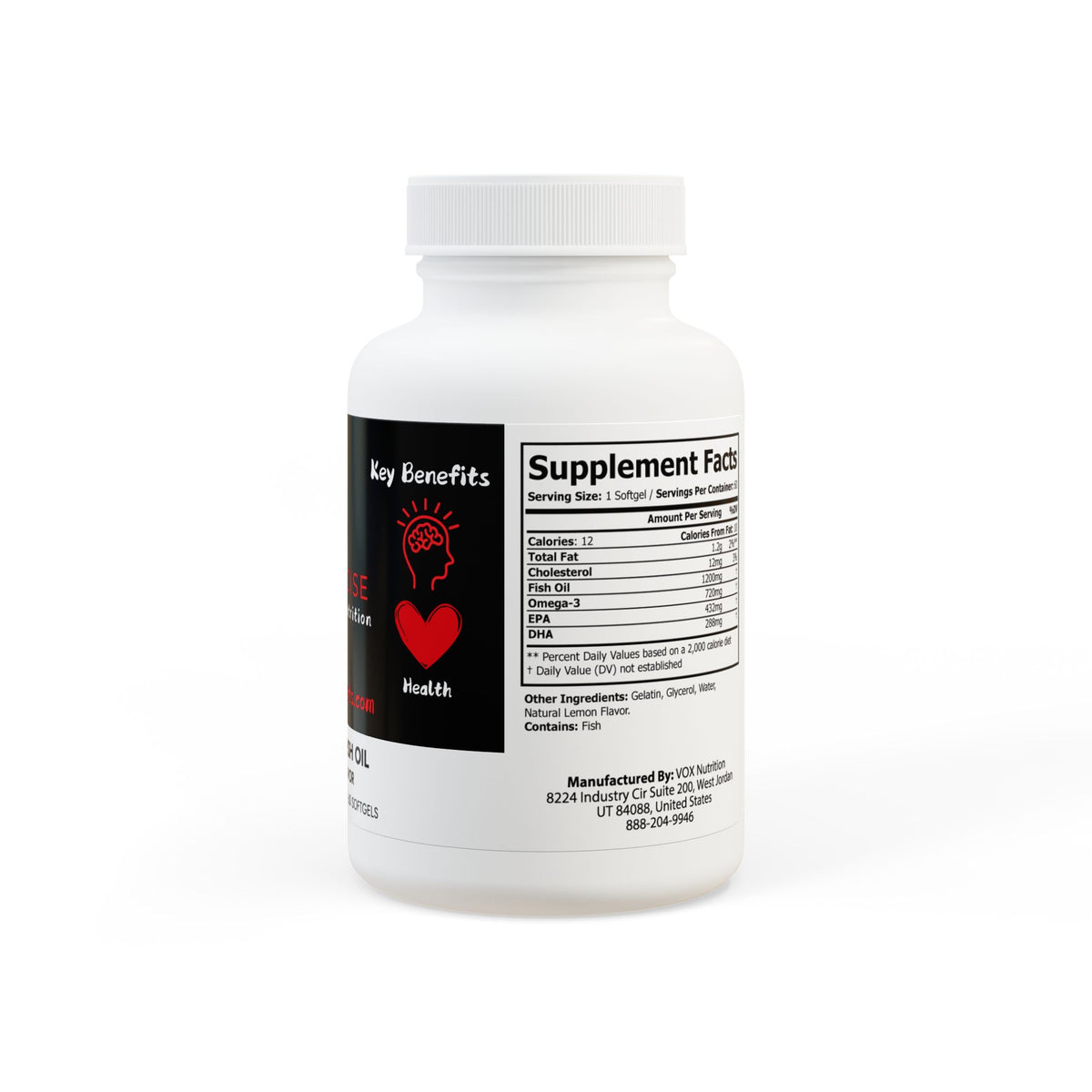 fish oil 1000mg of epa/dha omega 3 supplement