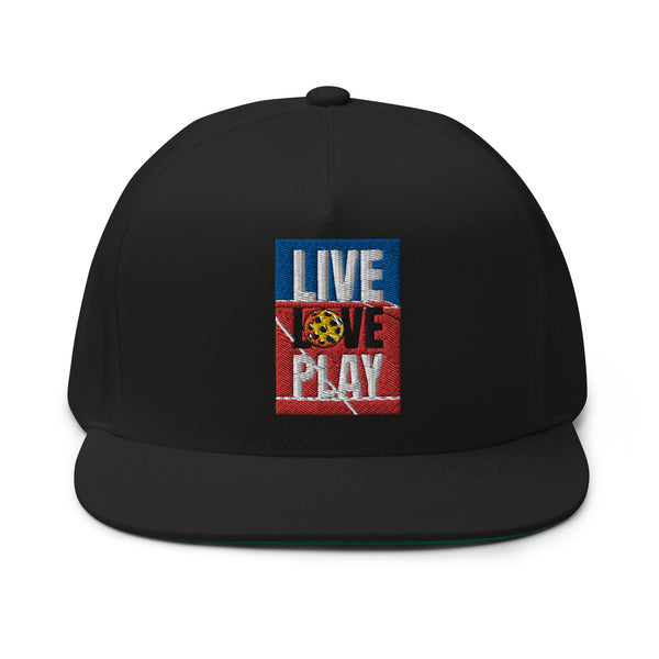 Live Love Play Flat Bill Cap