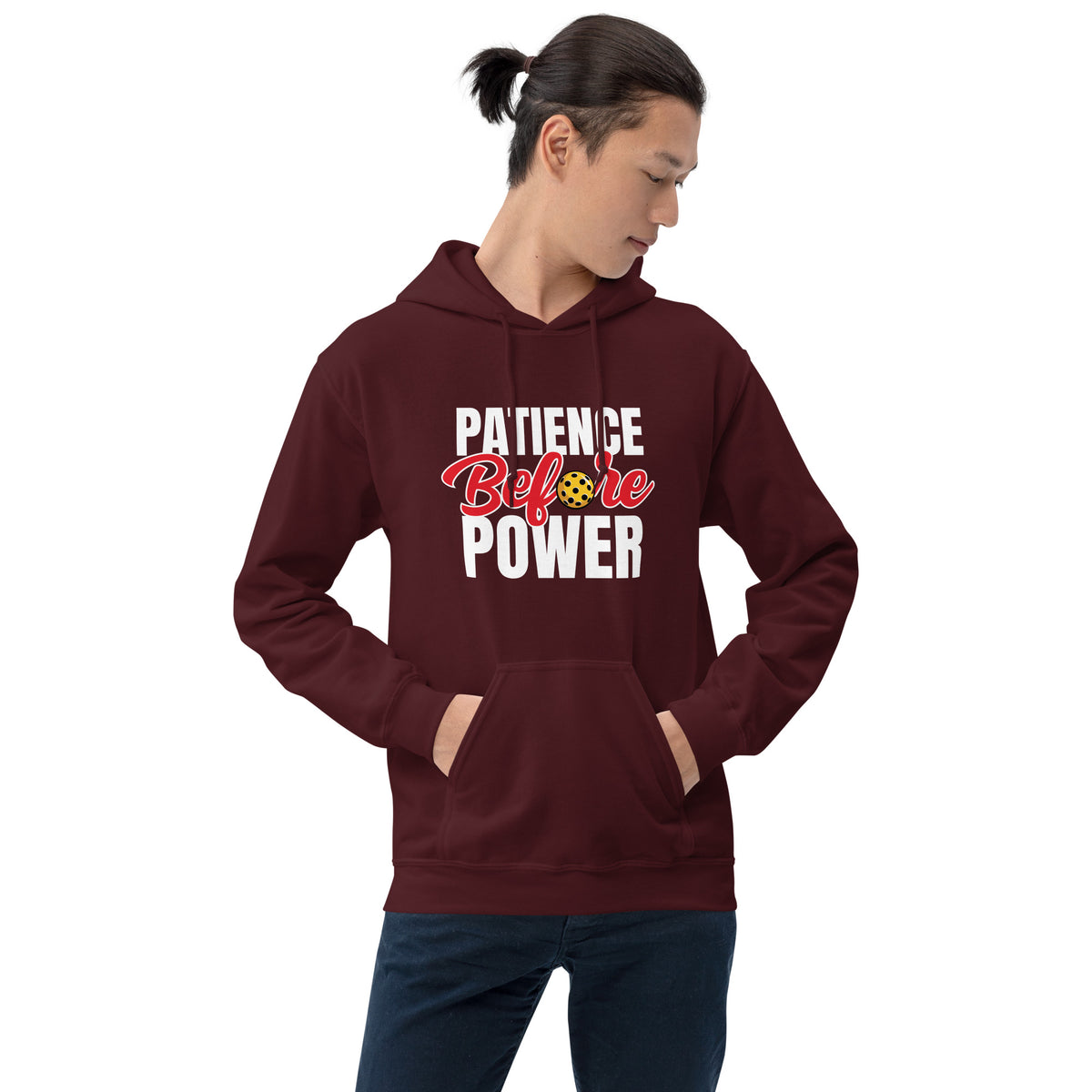 Patience Before Power Hoodie