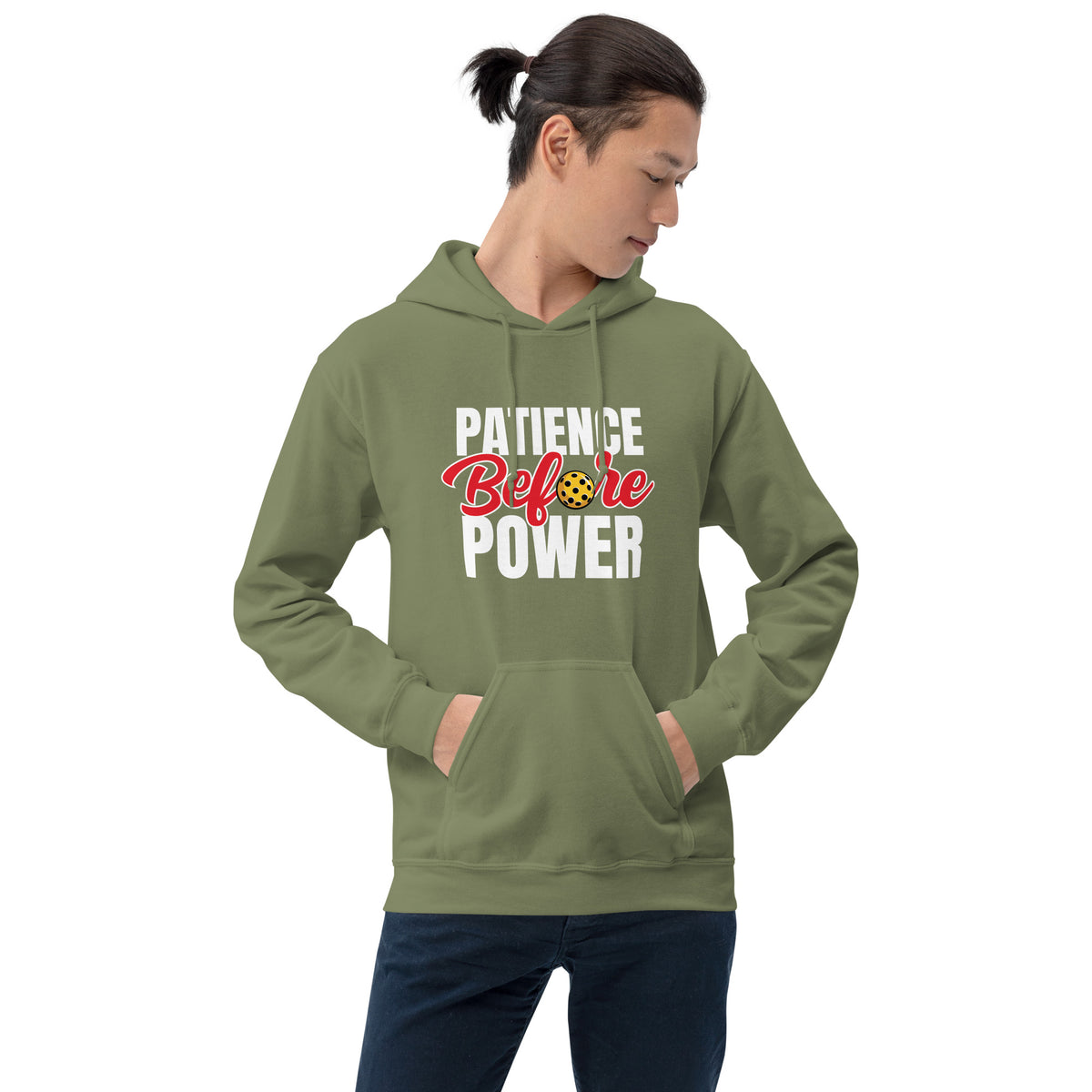 Patience Before Power Hoodie