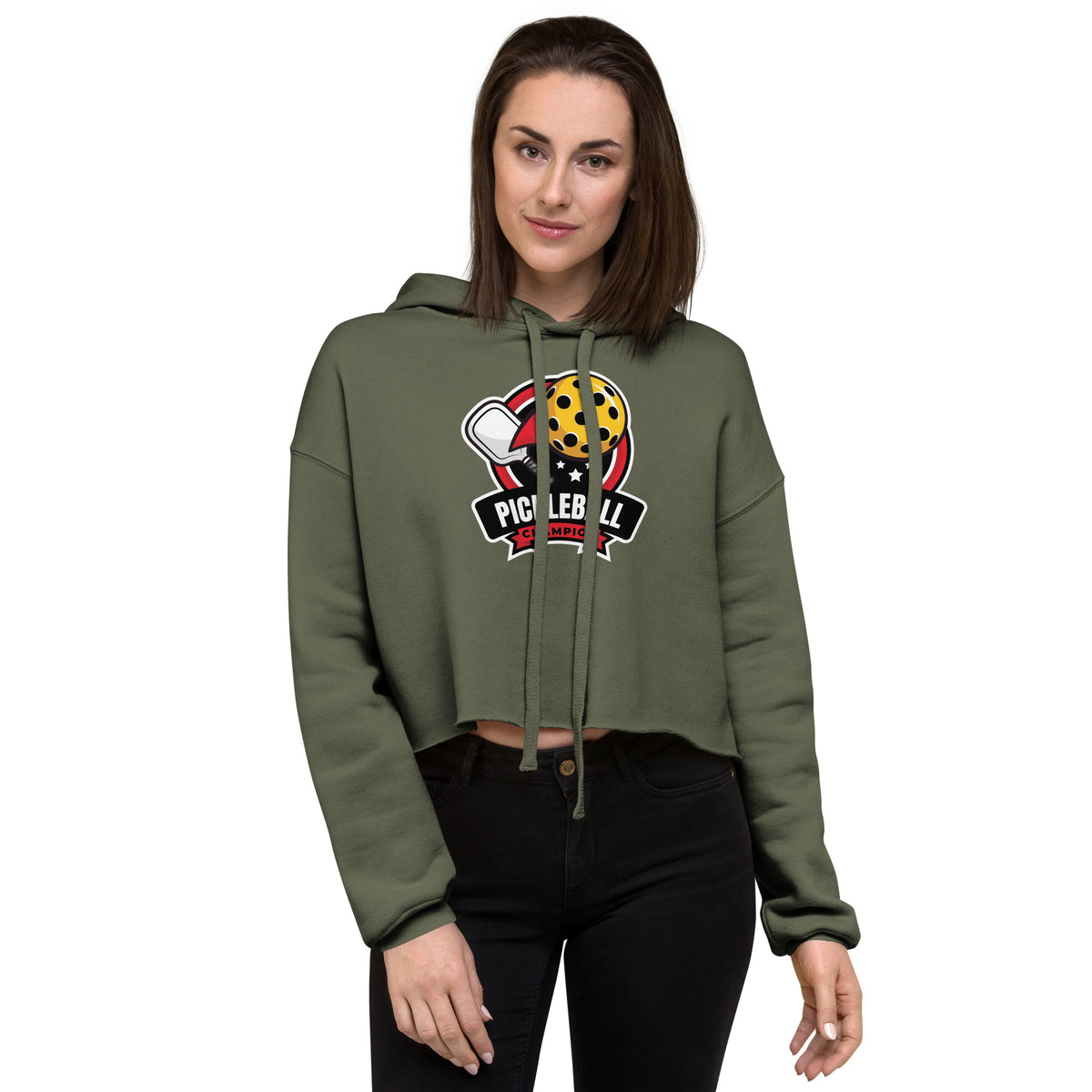 Pickleball Champion Crop Hoodie