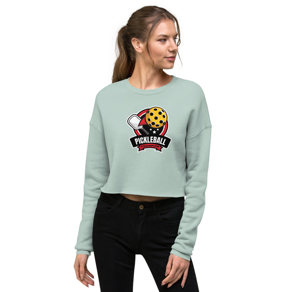 Pickleball Champion Crop Sweatshirt