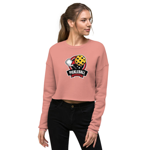 Pickleball Champion Crop Sweatshirt