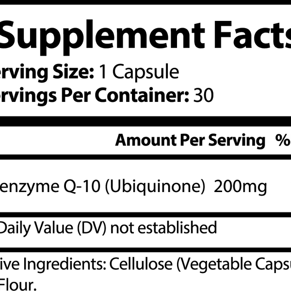 CoQ10 Ubiquinone Capsules