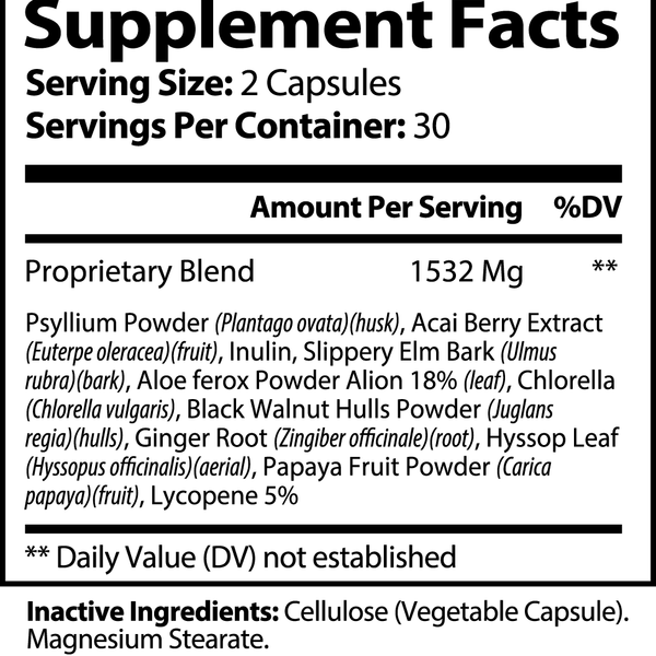 Max Detox Capsules (Acai detox)